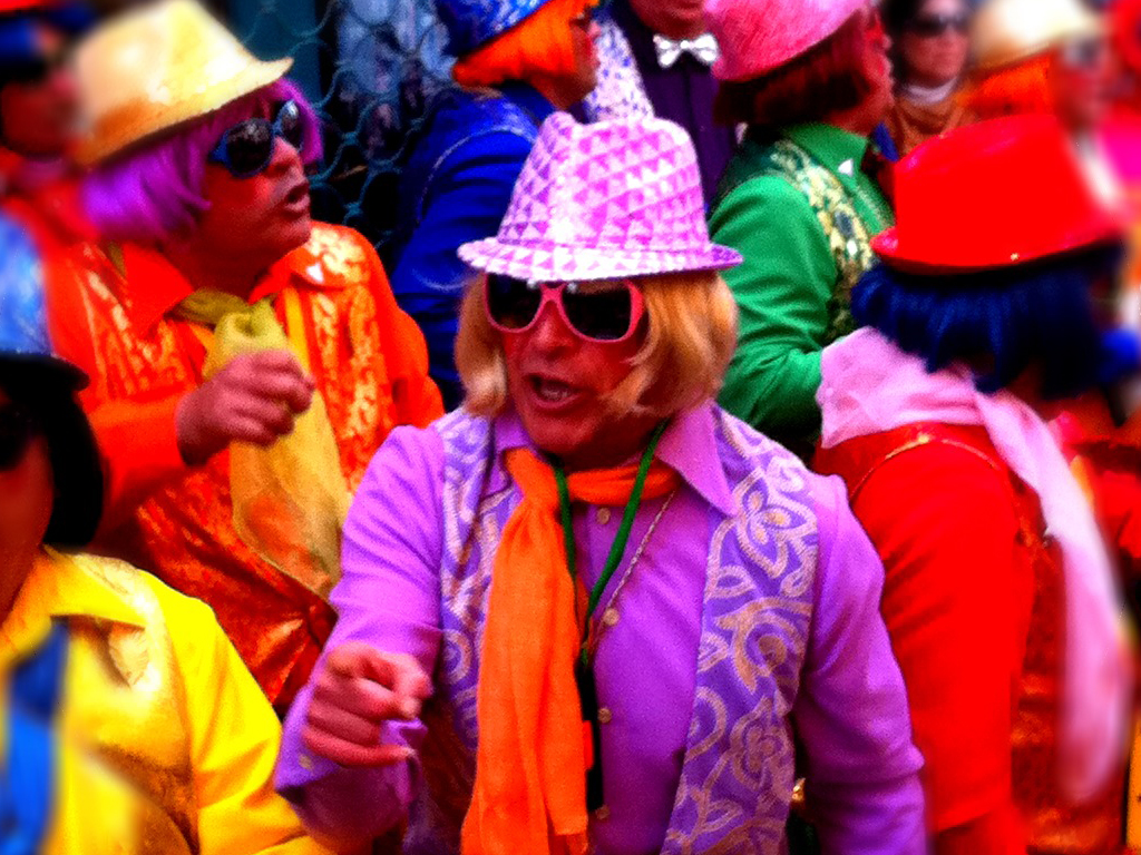 The chirigotas play a very special role during the Cádiz Carnival Chirigotas in Cádiz, Spain