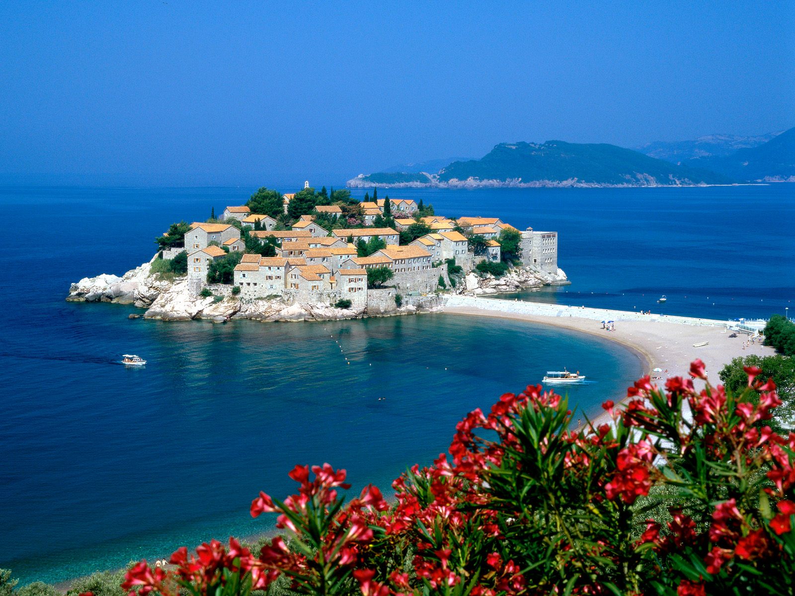 View over Sveti Stefan