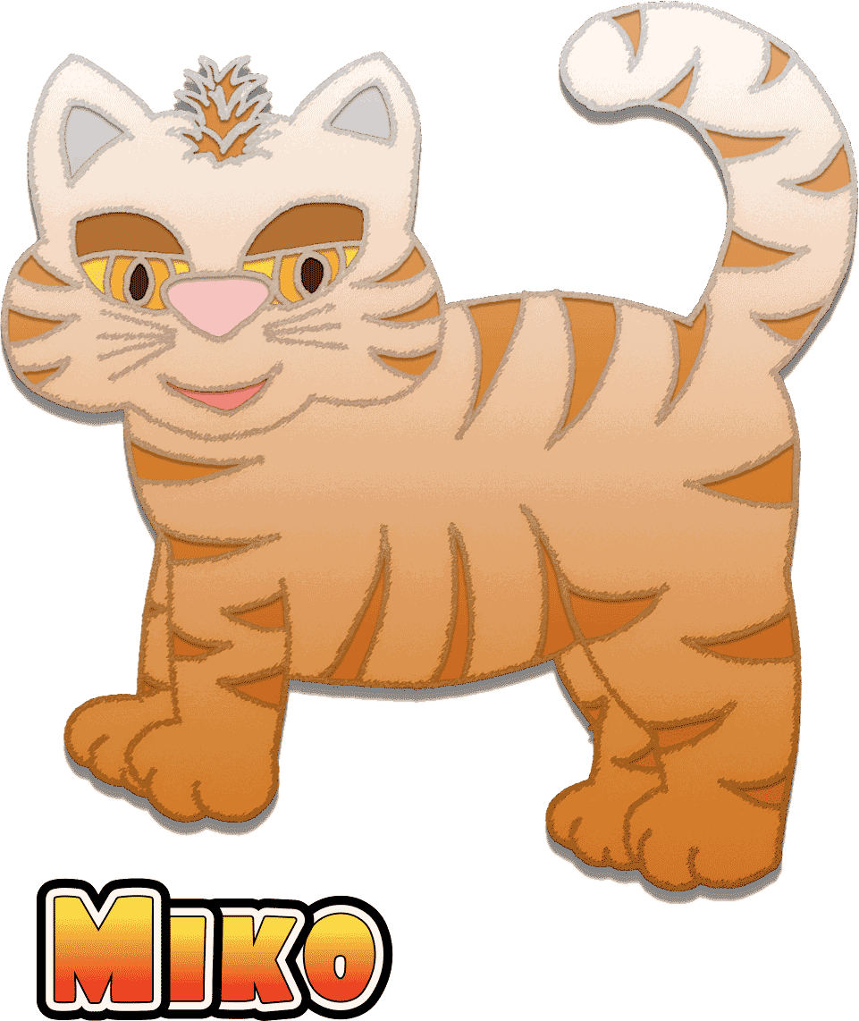 Miko invites you to follow Munduslingua on your preferred channel Munduslingua Miko the Cat