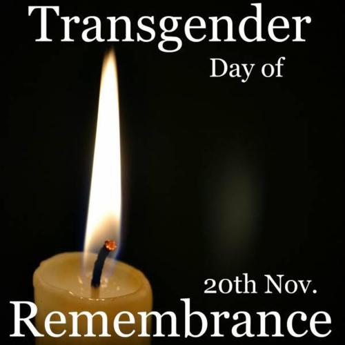 Transgender Day of Remembrance Banner