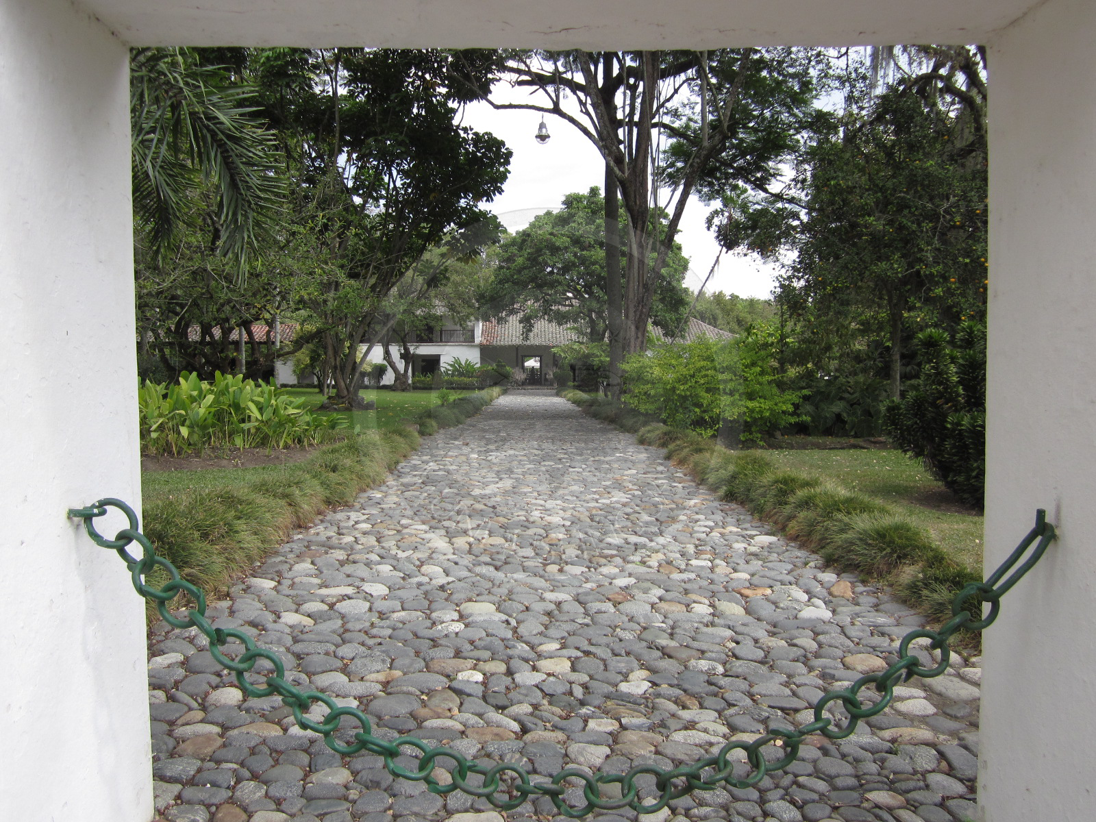 Entrance to Hacienda Piedechinche's Colonial House