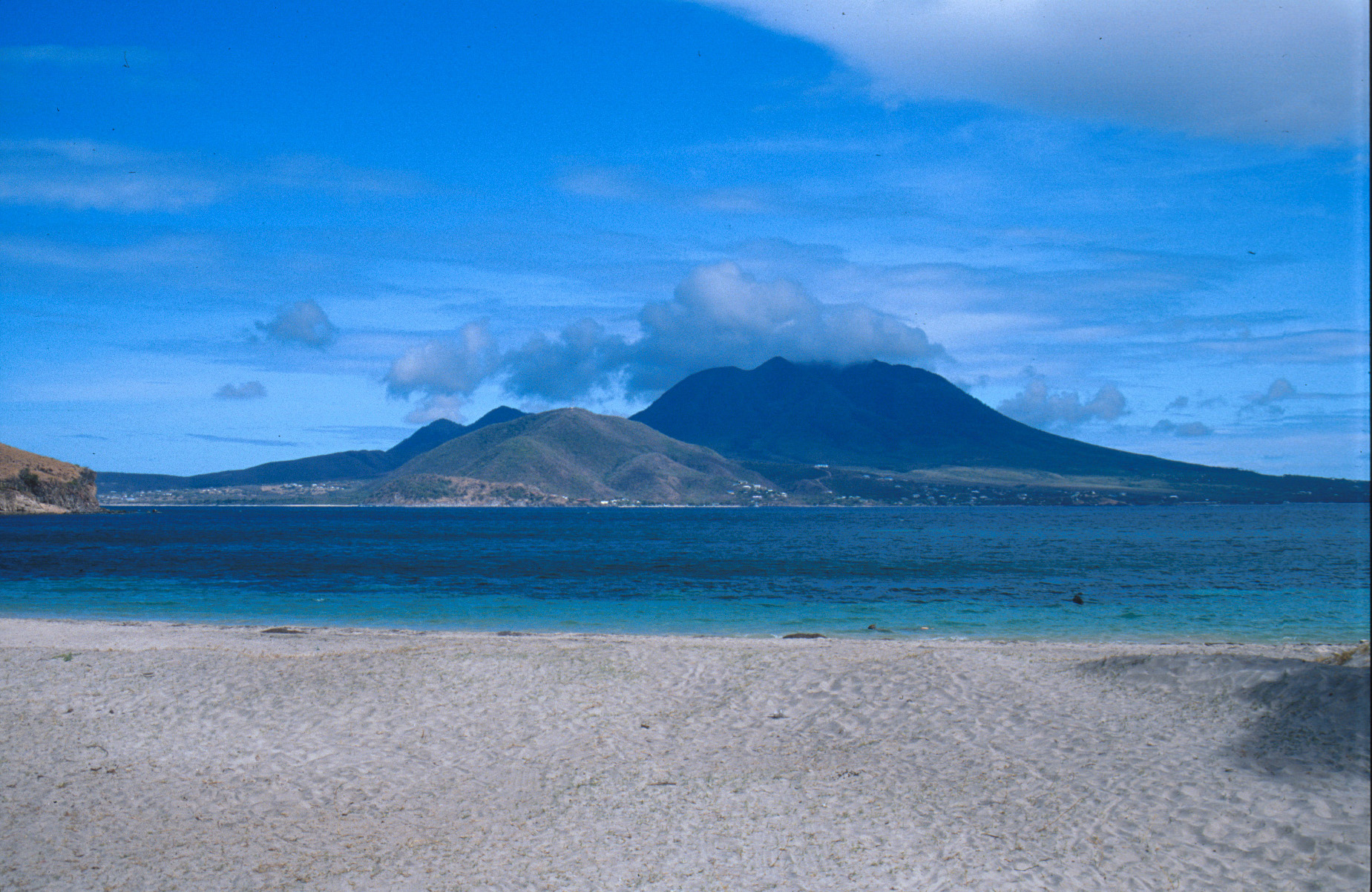 Beach landscape Saint Kitts and Nevis