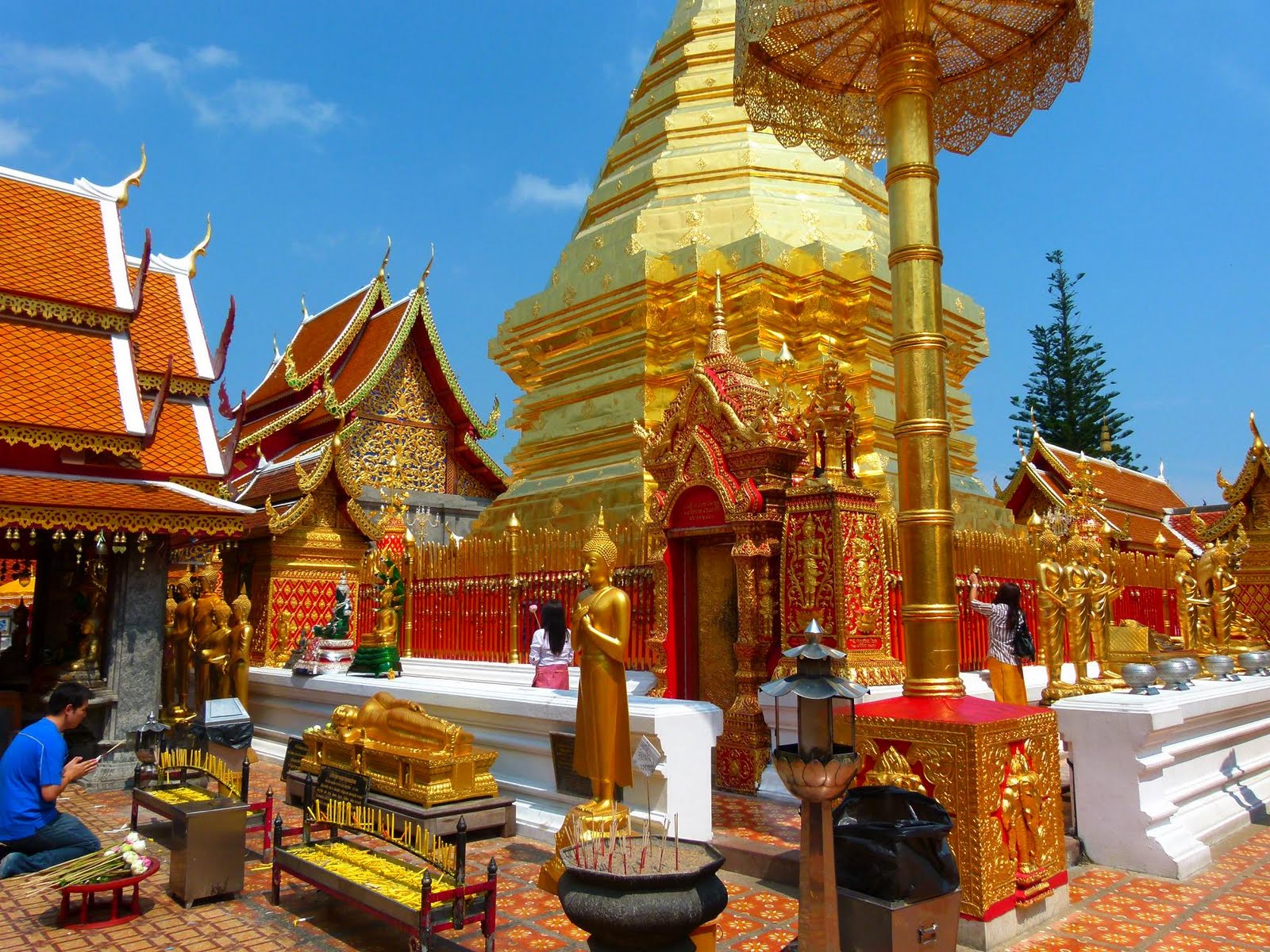 Interior of Wat Phrathat Doi Suthep