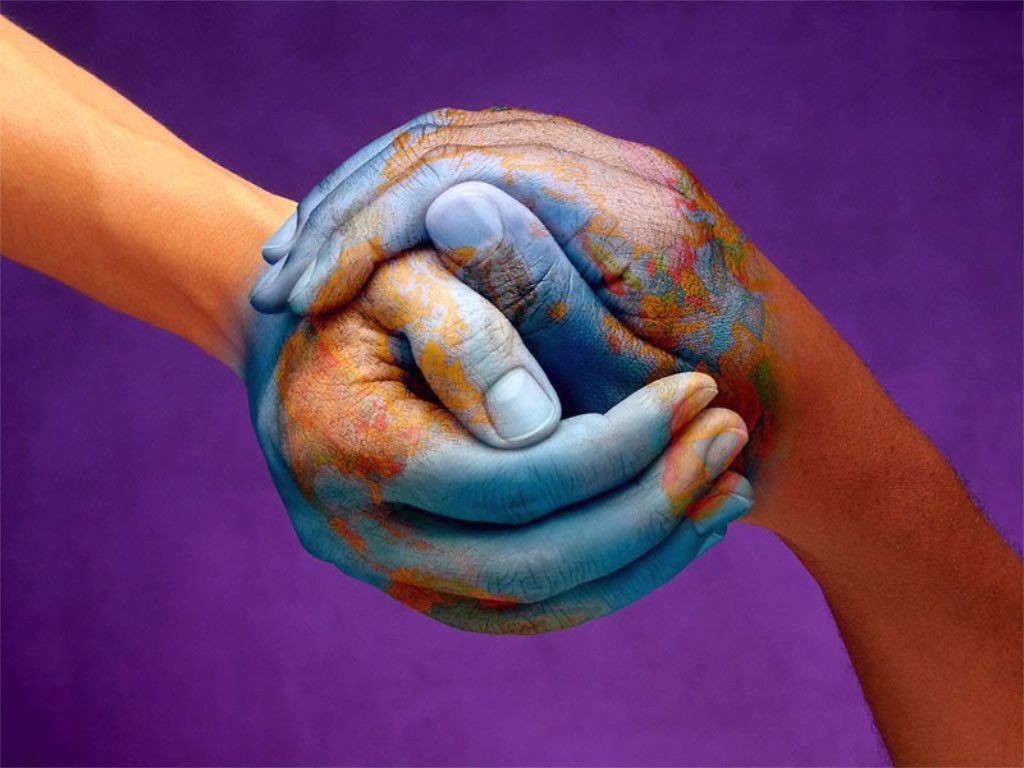 Cooperation Between People in the World