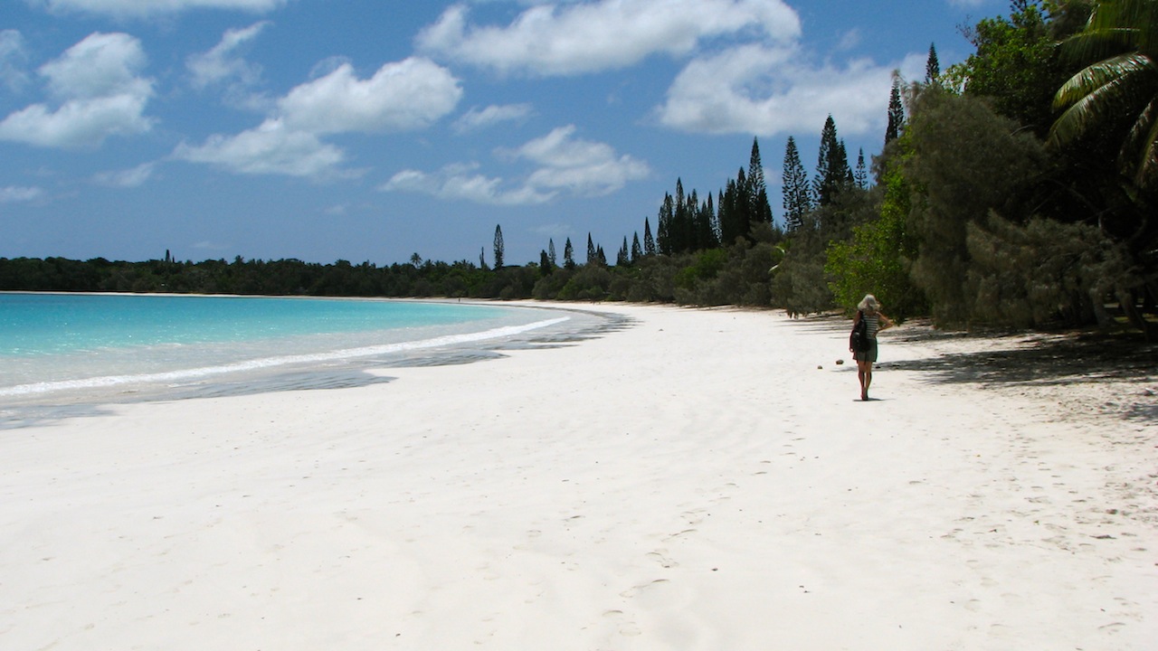 Beach in New Caledonia