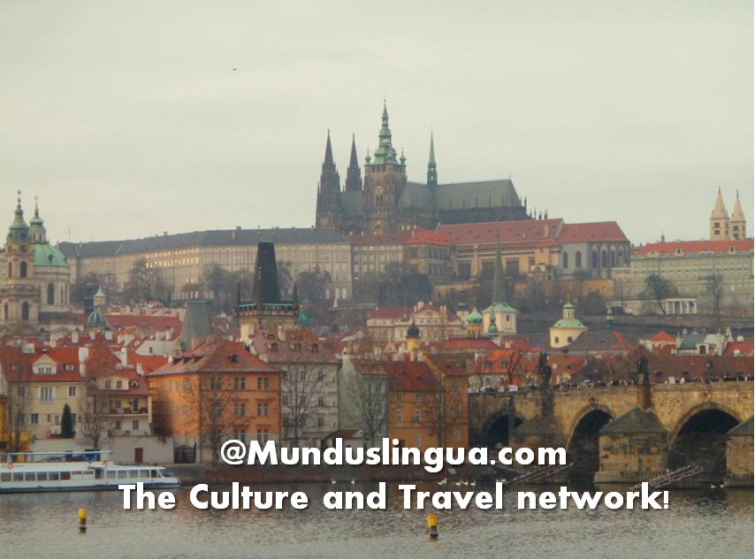 The Vltava River and Prague Castle